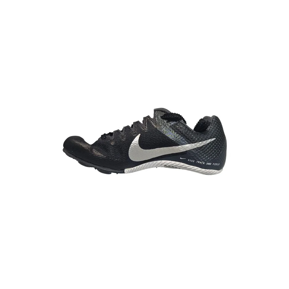 Nike Zoom Superfly Elite 2 Black Silver Track Field Spikes CD4382-001 Kids